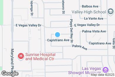 Map image of the property - 1612 Capistrano Ave