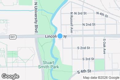 Map image of the property - 107 S Riverside Dr