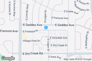 Map image of the property - 460 E Fremont Pl