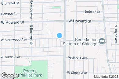 Map image of the property - 2415-2417 W Birchwood Ave