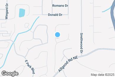 Map image of the property - 1502 Oakmoor Pl