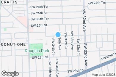 Map image of the property - 2710 SW 34th Ave