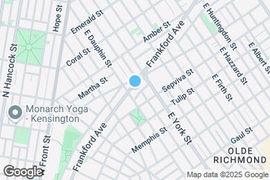 Map image of the property - 2311-2313 Frankford Ave  - 2313  (2312 Col...