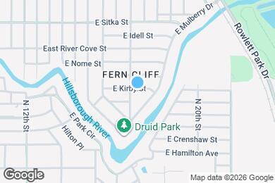 Map image of the property - 1705 E Kirby St