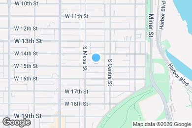 Map image of the property - 356 W 15th St
