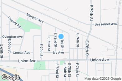 Map image of the property - 3430 E 73rd St