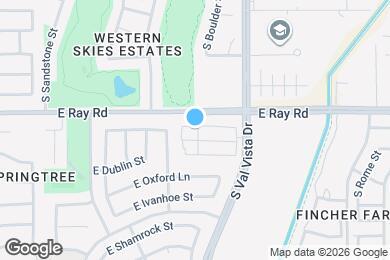 Map image of the property - 1497 E Megan St