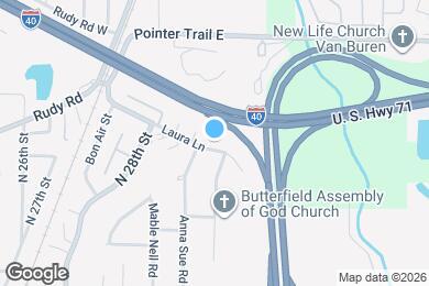 Map image of the property - 2913 Laura Ln