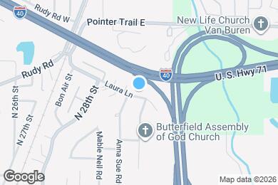 Map image of the property - 2915 Laura Ln