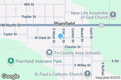 Map image of the property - 105 W Clark St