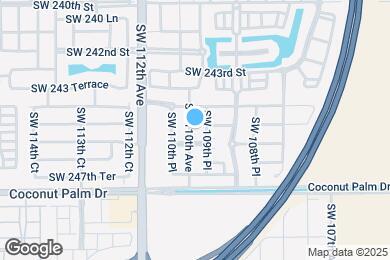 Map image of the property - 24521 SW 110th Ave