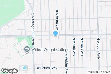 Map image of the property - 6241 W Montrose Ave