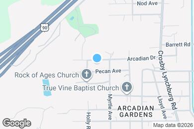 Map image of the property - 527 Arcadian Dr