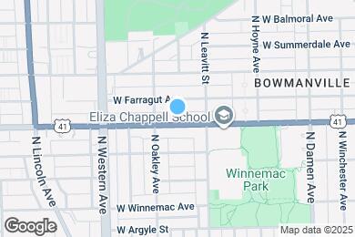 Map image of the property - 2232 W Foster Ave