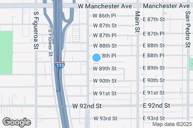 Map image of the property - 241 1/2 W 89th St