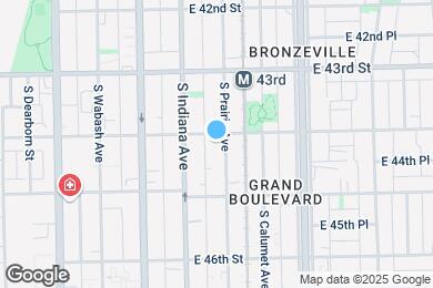 Map image of the property - 4404 S Prairie Ave