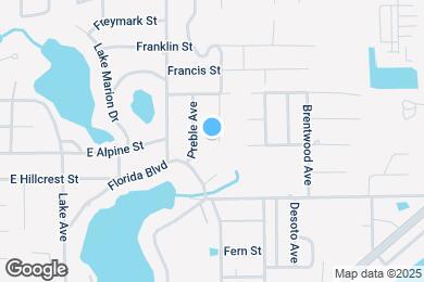 Map image of the property - 872 Fairview Ave