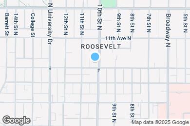 Map image of the property - 1006 10th St N
