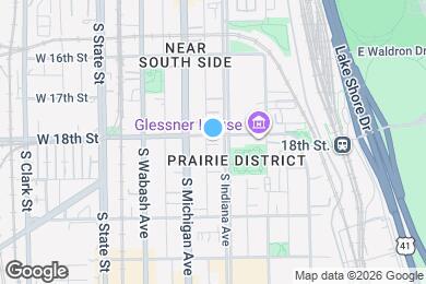 Map image of the property - 1816 S Indiana Ave
