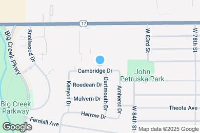 Map image of the property - 8910 Cambridge Dr