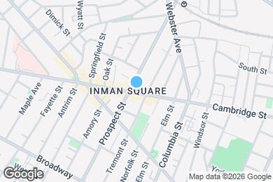 Map image of the property - 91 Tremont St