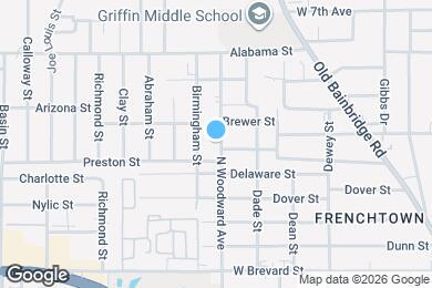 Map image of the property - 1024 N Woodward Ave