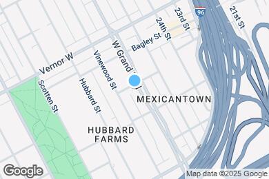 Map image of the property - 389 W Grand Blvd