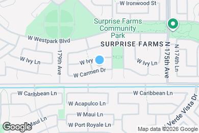 Map image of the property - 17774 W Carmen Dr