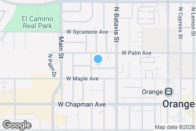 Map image of the property - 1021 W Acacia Ave