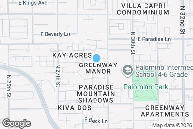 Map image of the property - 2826 E Marconi Ave
