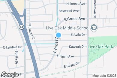 Map image of the property - 1420 E Coelho Ave