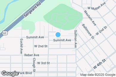 Map image of the property - 206 Summit Ave
