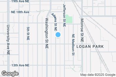 Map image of the property - 1519 Adams St NE