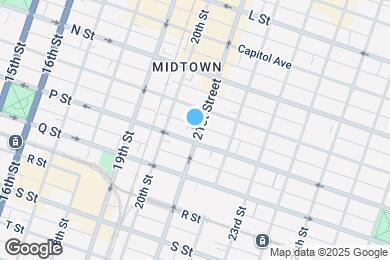 Map image of the property - 1518 21st Street