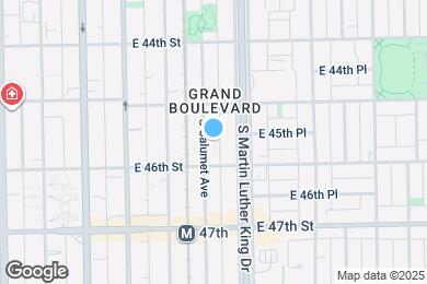 Map image of the property - 4541 S Calumet Ave