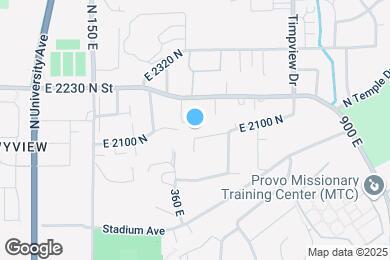Map image of the property - 423 E 2100 N