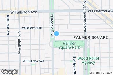 Map image of the property - 2219 N Kedzie Blvd