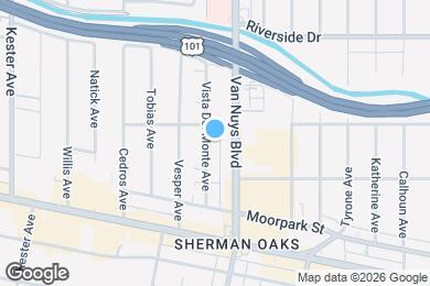 Map image of the property - 4540 Vista Del Monte Ave