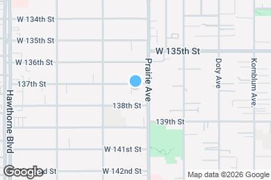 Map image of the property - 4028 W. 137th Street