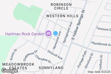 Map image of the property - 1851 Norwood Ave