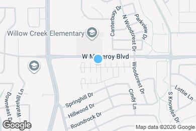 Map image of the property - 1102 Fallgate Dr
