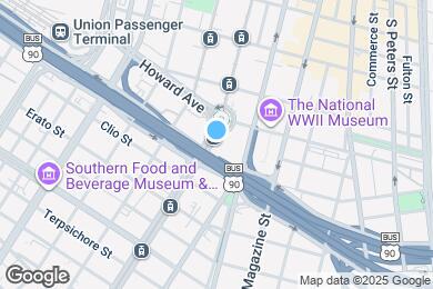 Map image of the property - 1040 St Charles Ave