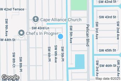 Map image of the property - 4402 SW 5th Pl