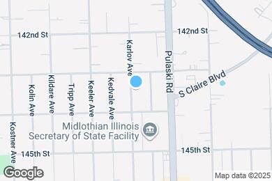 Map image of the property - 14325 Karlov Ave
