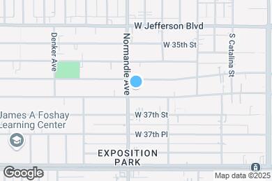 Map image of the property - 1377 W 36th Pl