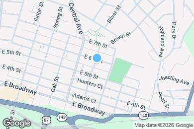 Map image of the property - 517 Cherry St
