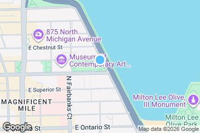 Map image of the property - 808 N Lake Shore Dr