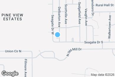 Map image of the property - 2436 Delbarton Ave