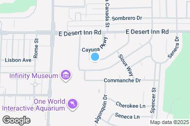 Map image of the property - 1443 Aztec Way