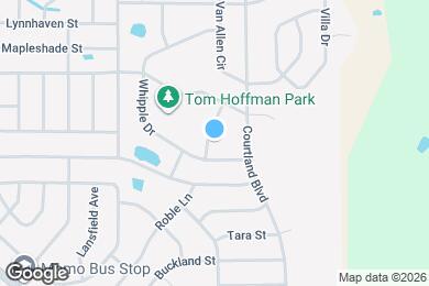 Map image of the property - 1699 Landfair Ave